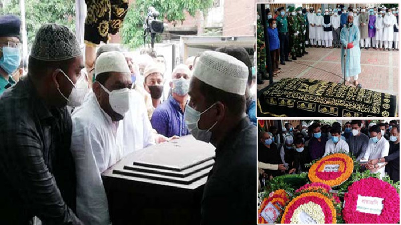 বনানীতে শায়িত হলেন সাহারা খাতুন