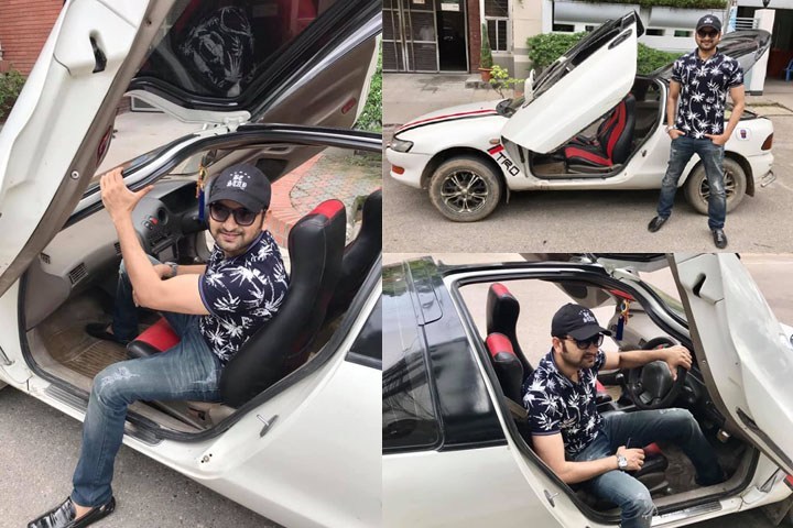 সালমান শাহের সেই গাড়িতে চড়লেন নায়ক সাইমন
