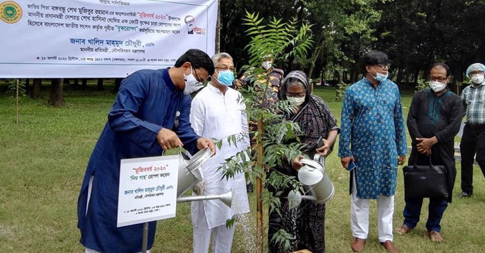 কোটি গাছের চারা রোপনের মাধ্যমে দেশে সবুজ বিপ্লব হবে: নৌ প্রতিমন্ত্রী
