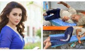 রাস্তায় পড়ে থাকা বৃদ্ধকে হাসপাতালে ভর্তি করালেন অভিনেত্রী
