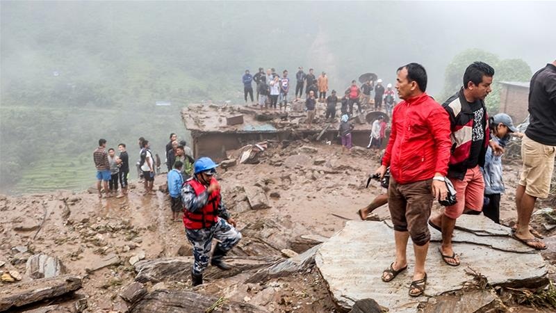 নেপালে ভয়ানক ভূমিধস, নিহত ১২