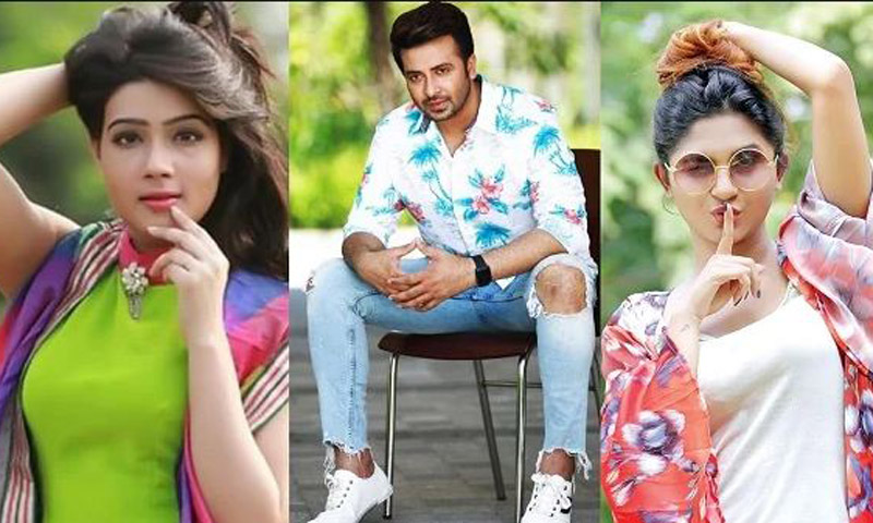 মাহি-স্পর্শিয়াকে নিয়ে জগন্নাথ বিশ্ববিদ্যালয়ে শাকিব
