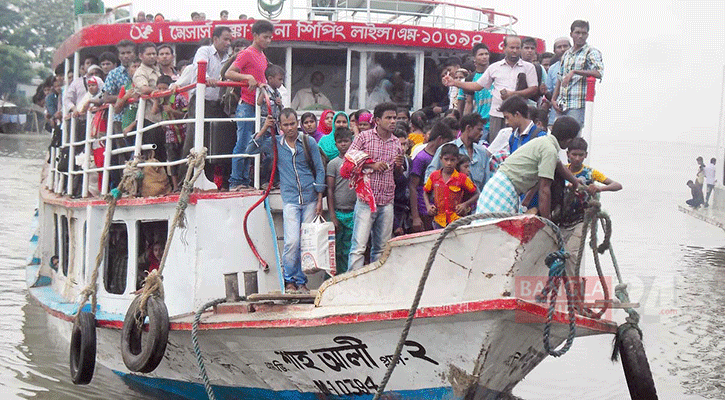চাঁদপুর-নারায়ণগঞ্জ রুটে লঞ্চ চলাচল বন্ধ
