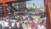 বিএনপি প্রার্থীর গণসংযোগে জনতার ঢল