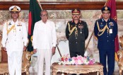 রাষ্ট্রপতির সাথে সশস্ত্র বাহিনীর প্রধানগণের সাক্ষাৎ