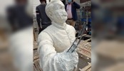 বঙ্গবন্ধুর নির্মাণাধীন ভাস্কর্য ভাঙচুর
