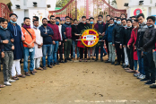 বিজয় দিবসে সিলেট মহানগর ছাত্রলীগের শ্রদ্ধা
