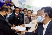 শৈলকুপায় পৌরসভা নির্বাচনে প্রার্থীদের মনোনয়নপত্র দাখিল
