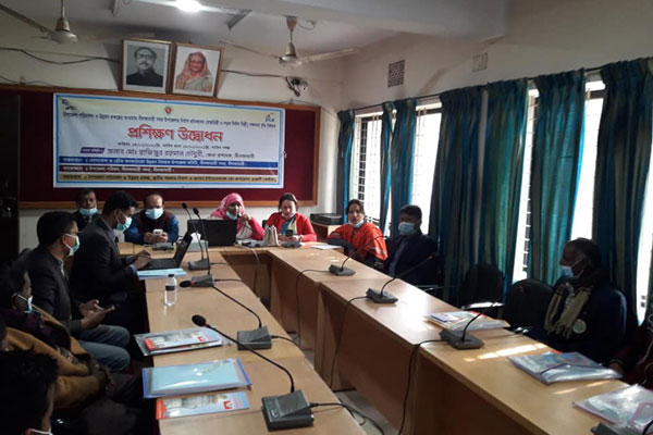 নীলফামারীতে নির্মাণ শ্রমিকদের নিয়ে পাঁচদিনের প্রশিক্ষণ শুরু
