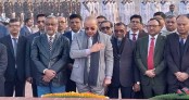 জাতীয় স্মৃতিসৌধে প্রধান বিচারপতির শ্রদ্ধা নিবেদন