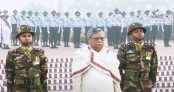 জাতীয় স্মৃতিসৌধে রাষ্ট্রপতির শ্রদ্ধা নিবেদন