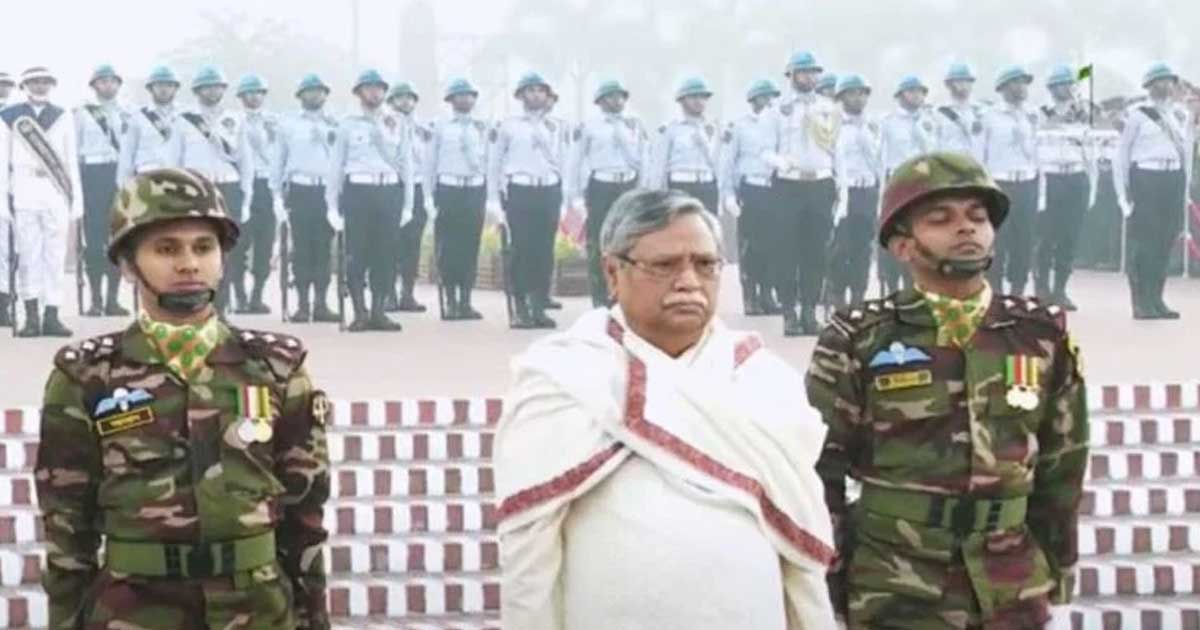 জাতীয় স্মৃতিসৌধে রাষ্ট্রপতির শ্রদ্ধা নিবেদন