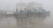 পাটুরিয়া-দৌলতদিয়া নৌরুটে ফেরি চলাচল বন্ধ